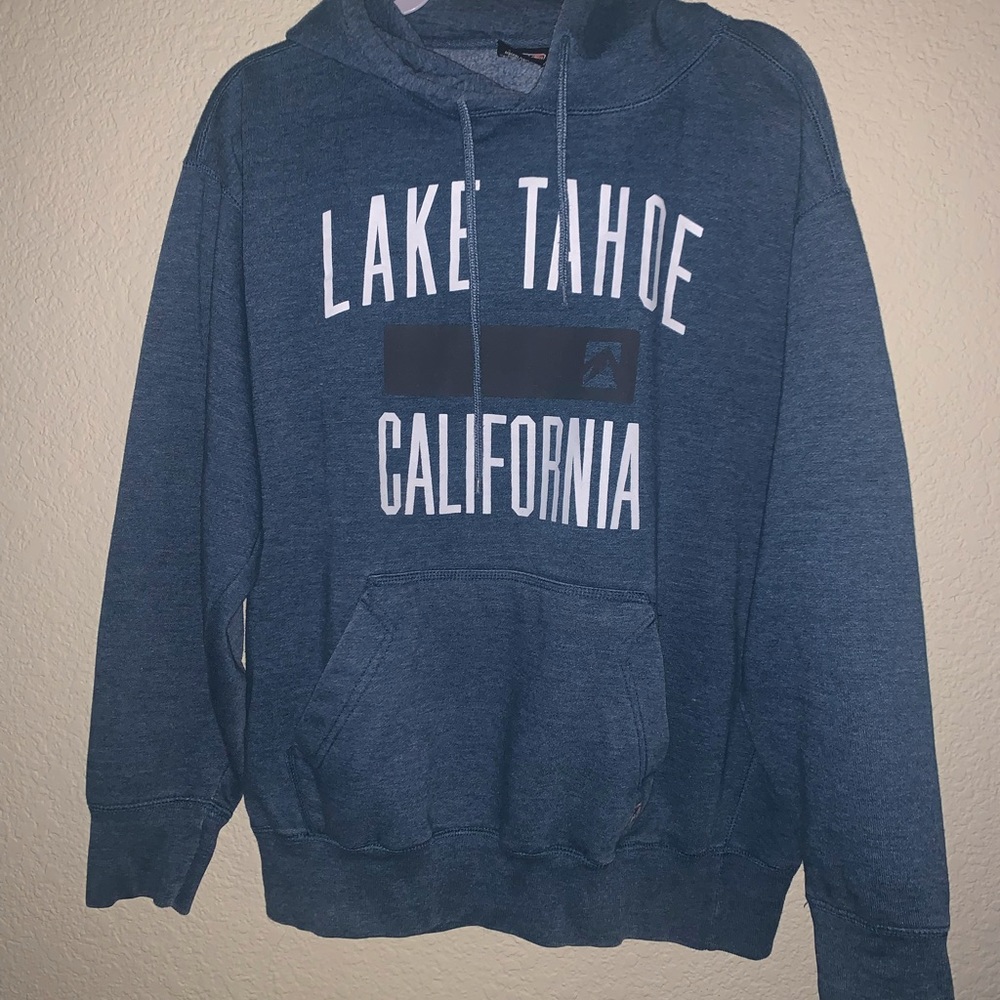 LAKE TAHOE CA OUTFITTER TRADING HOODIE L